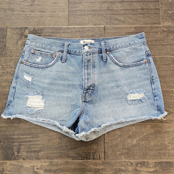 Madewell Women's Button Fly Jean Shorts sz 30 - Picture 3 of 5